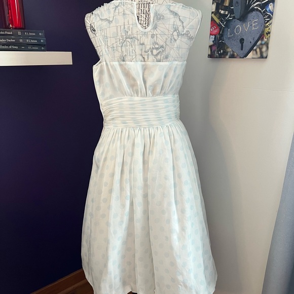 Geode Sleeveless Polka Dot Dress - Picture 8 of 12